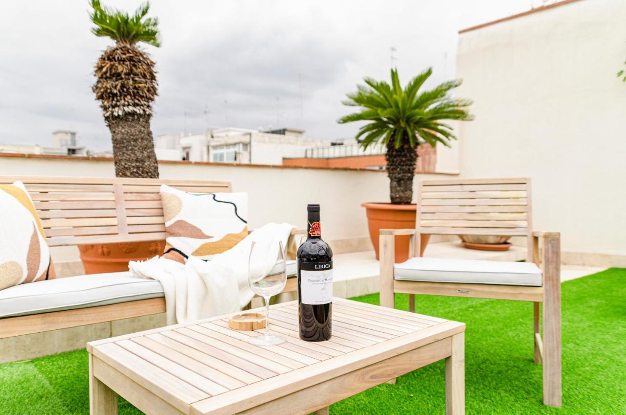Apulialux Private 100Mq Rooftop Oasis W Jacuzzi Διαμέρισμα Μπάρι Εξωτερικό φωτογραφία