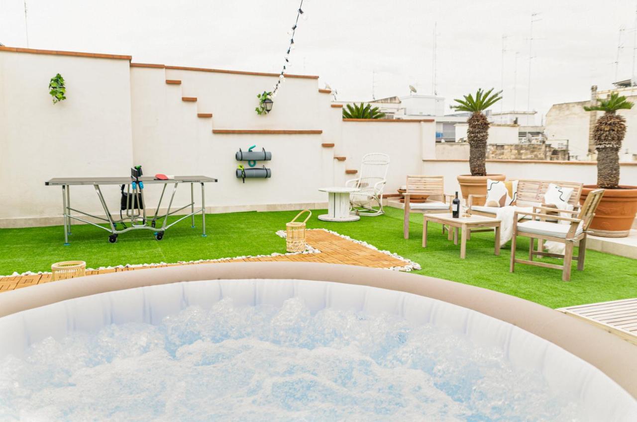 Apulialux Private 100Mq Rooftop Oasis W Jacuzzi Διαμέρισμα Μπάρι Εξωτερικό φωτογραφία